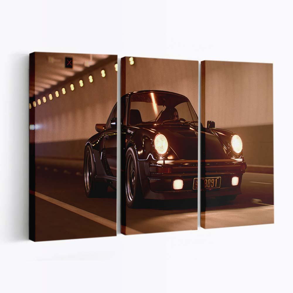 cyberpunk porsche samurai ride 5k sd